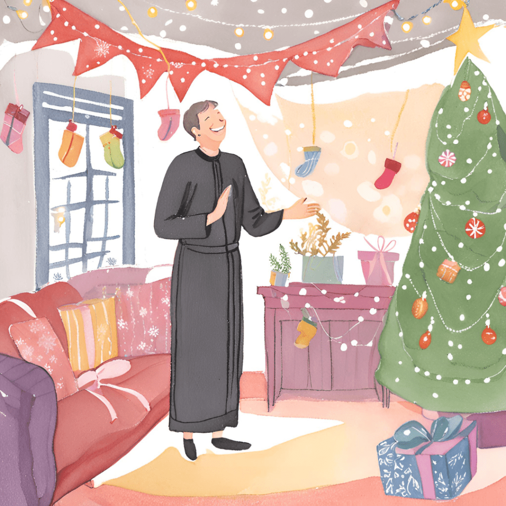 Benedizioni natalizie per i ragazzi di terza&nbsp;media